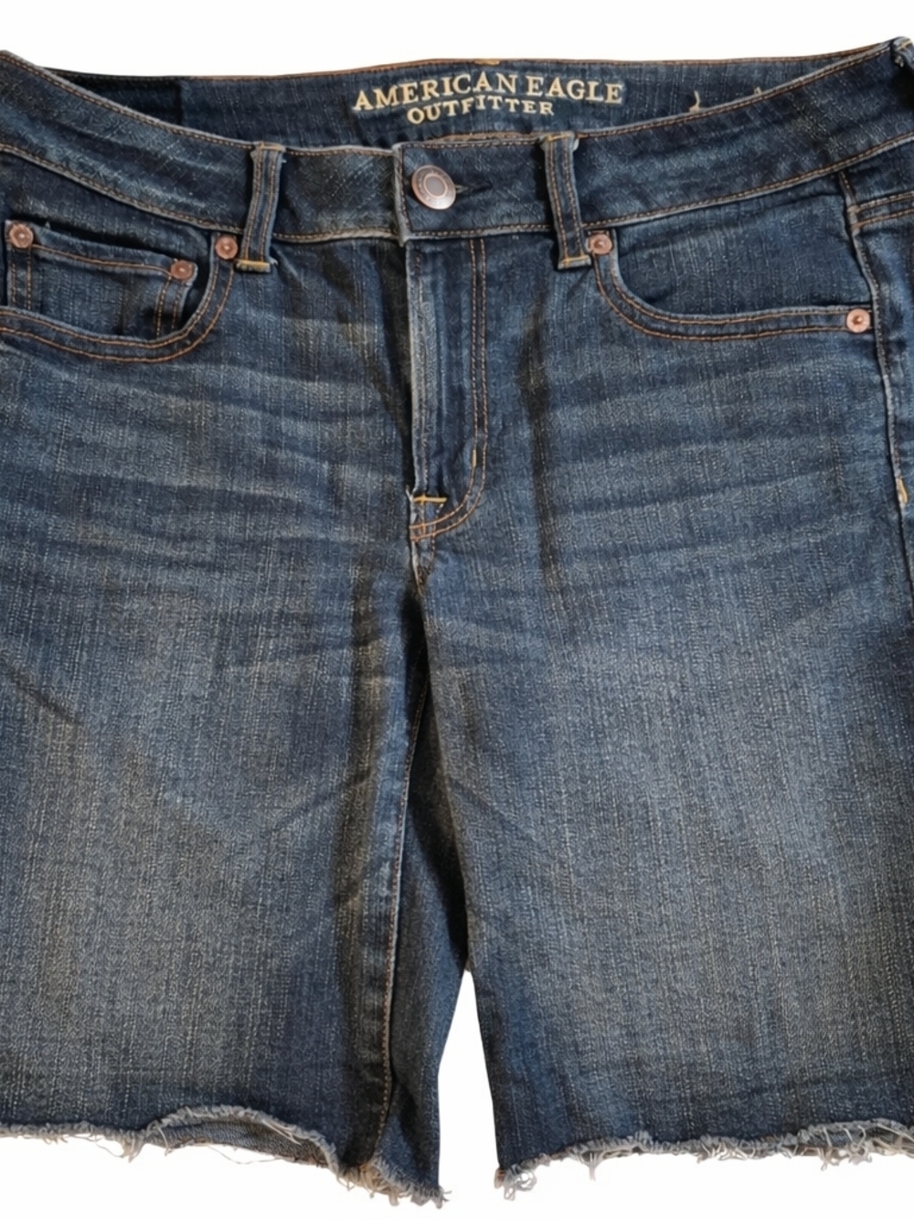 American Eagle Outfitters Dark Wash Denim Cutoff Shorts